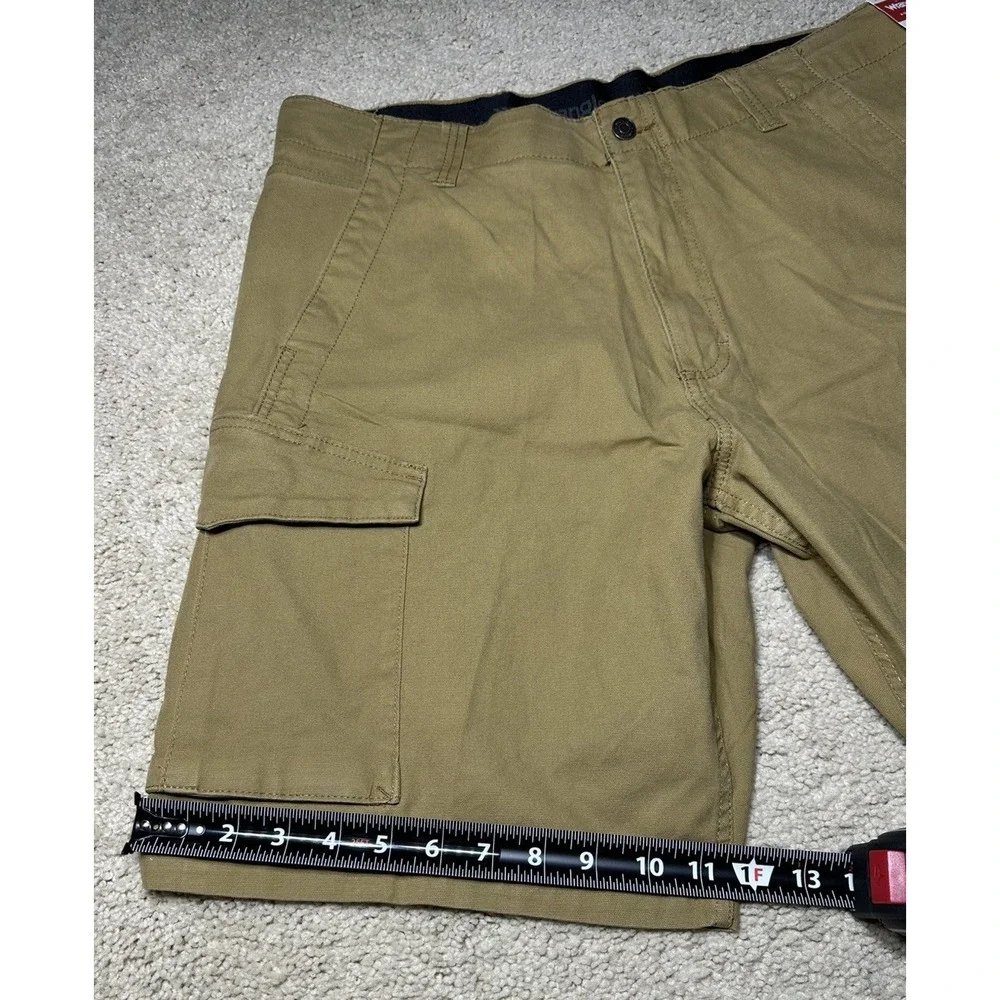 Wrangler Authentics Men's Comfort Flex Waist Cargo Short, Dull Gold, 36 A2-0017